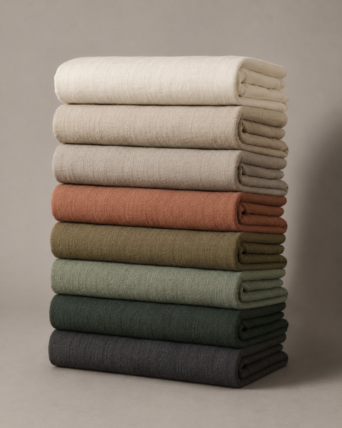 Oat — folded stack
